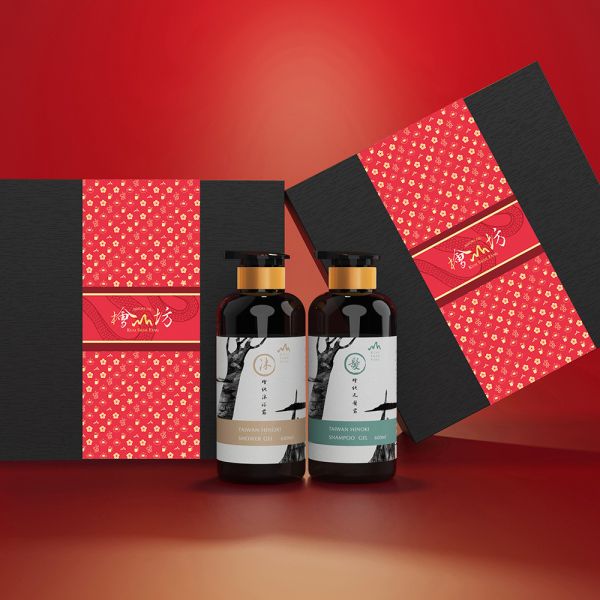 敬沐尊爵黑禮盒 (沐浴露600ml+洗髮露600ml)